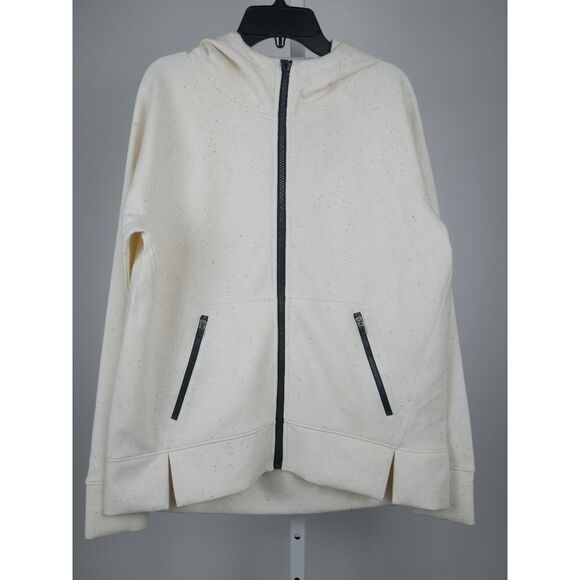 DSG Women's Sport Fleece Full Zip Jacket Bright Sand Multi Nep Small - Picture 2 of 9